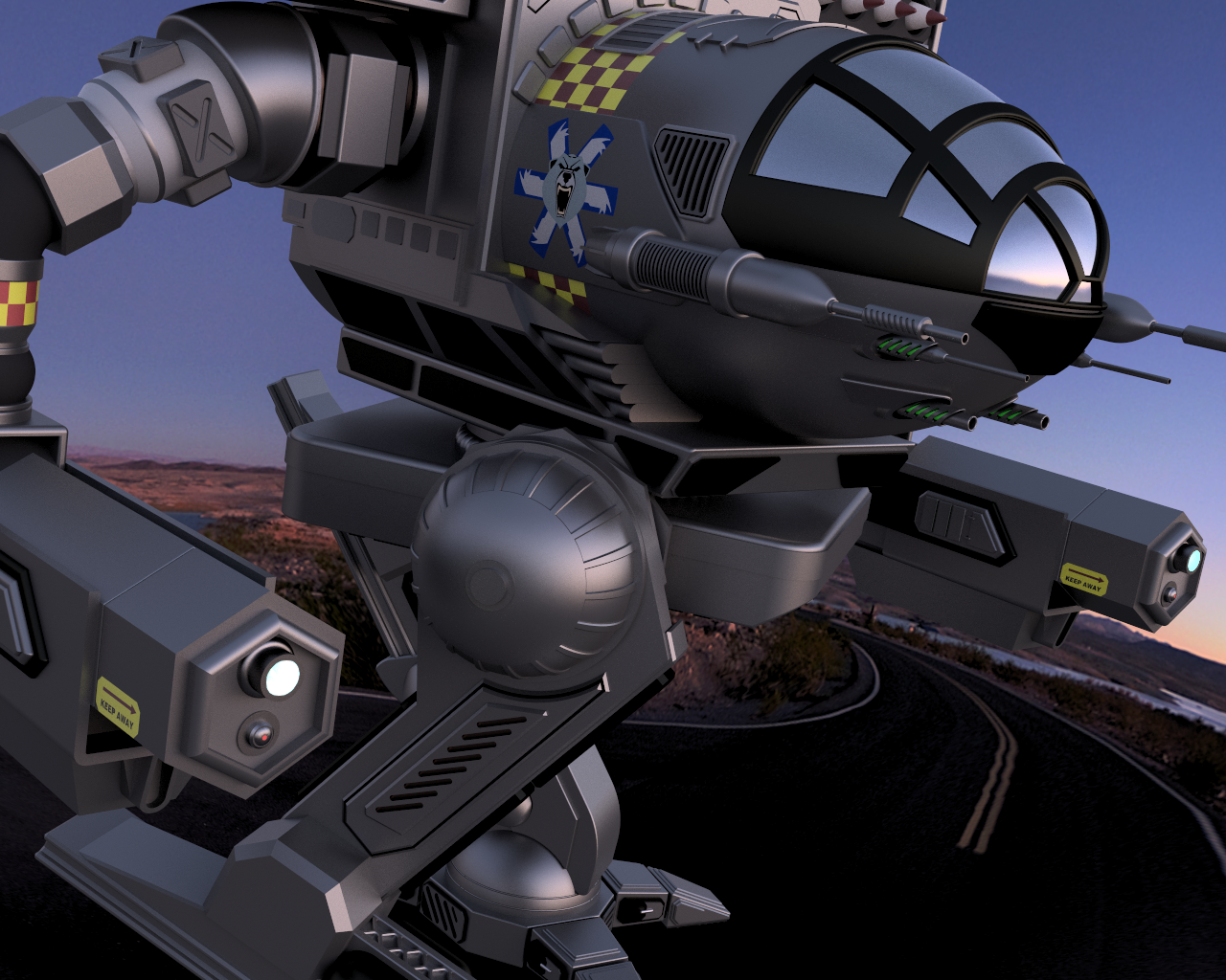 MadCat机甲战士机器人造型